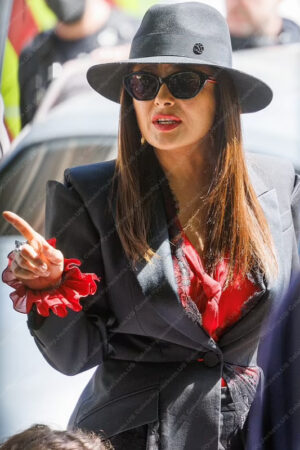 Salma Hayek Magic Mike's Last Dance Black Blazer