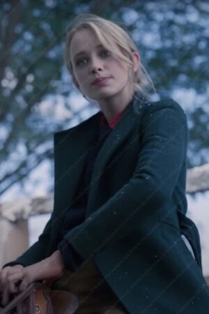 Mercy Cornwall Green Wool Coat