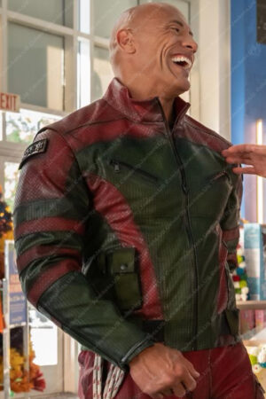 Callum Drift Red One Dwayne The Rock Johnson Christmas Jacket