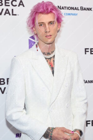 Machine Gun Kelly Taurus White Blazer