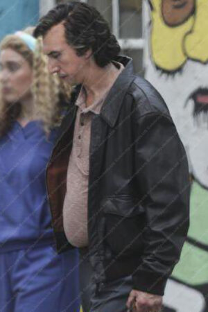 Jack Gladney White Noise Adam Driver Brown Leather Jacket