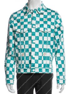Julien TV Series Emily in Paris Season 3 Samuel Arnold Denim Trucker Jacket