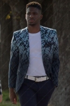 Emily In Paris S03 Samuel Arnold Two Tone Blue Blazer