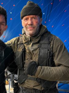 Lee Christmas The Expendables 4 Jason Statham Green Jacket