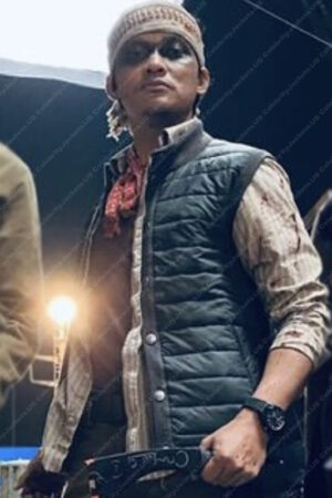 The Expendables 4 Tony Jaa Black Puffer Vest