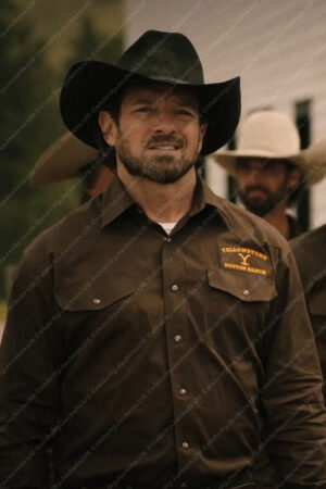 Yellowstone Season 5 Dutton Ranch Brown Shirt