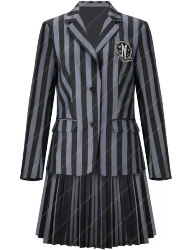 Wednesday Addams Nevermore Academy Uniform-The Addams Family