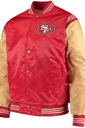 SF 49ers Football Red and Gold Jacket
