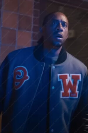 Tej Fast X 2023 Ludacris Grey Varsity Bomber Jacket