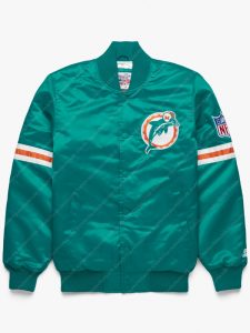 Miami Dolphins Satin Jacket