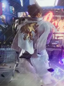 Tekken 8 Lars Alexandersson White Leather Cosplay Coat