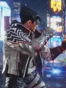 Tekken 8 Jin Kazama Black & White Jacket