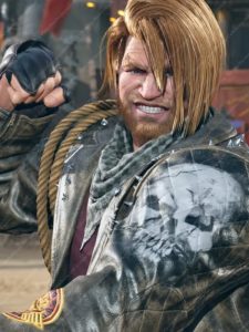 Tekken 8 Gameplay Paul Phoenix Distressed Green Leather Cosplay Jacket
