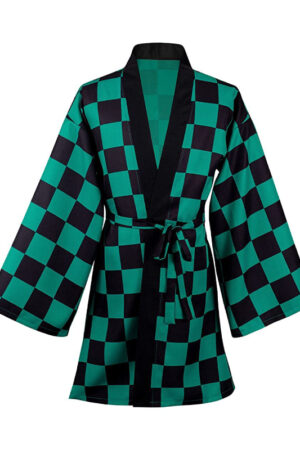 Anime Demon Slayer Kimetsu no Yaiba Swordsmith Village Arc Tanjiro Kamado Cosplay Costume Coat