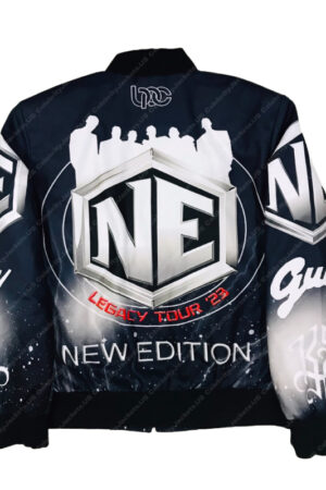 New Edition Legacy Tour Black Bomber Jacket