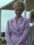 The Crown S05 Princess Diana Purple Coat