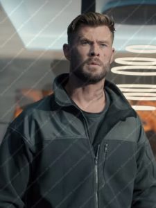 Extraction 2 Chris Hemsworth Grey Jacket