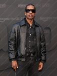 American Rapper Rakim Athelaston Mayers Black Leather Jacket