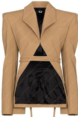 Selling Sunset Season 06 Bre Tiesi Cropped Cut-Out Blazer