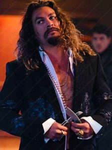 Fast X 2023 Jason Momoa Black Embellished Blazer