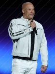 Dominic Toretto Fast X 2023 Premiere Vin Diesel White Leather Jacket