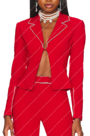 Selling Sunset Season 06 Heather Rae Young Red Blazer
