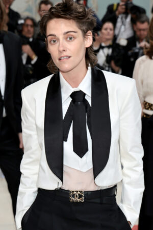 Kristen Stewart Met Gala 2023 Crop Coat