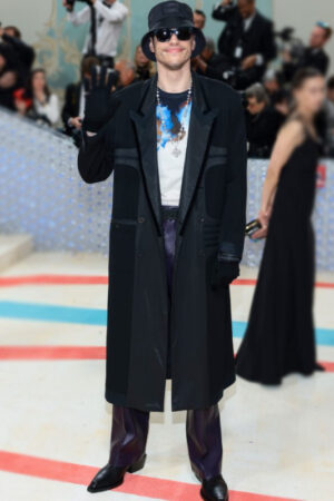 Pete Davidson Met Gala Red Carpet 2023 Long Coat