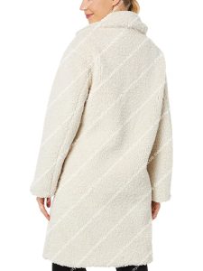 The Equalizer Season 03 Lorraine Toussaint White Sherpa Fur Coat