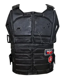 Cyberpunk 2077 Johnny Silverhand Black Leather Vest