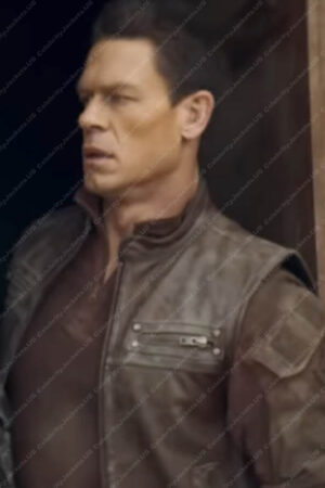 Chris Van Horne Hidden Strike John Cena Black Leather Vest