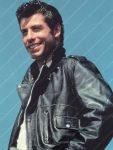 T-Birds John Travolta Grease Black Leather Jacket
