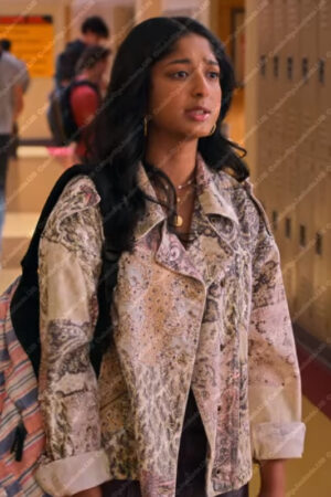 Never Have I Ever S04 Devi Paisley Print Jacket