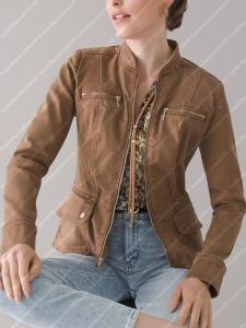 Richa Moorjani Never Have I Ever Season 04 Kamala Brown Cotton Jacket
