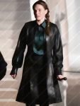 Mission Impossible 7 Dead Reckoning Rebecca Ferguson Black Leather Coat