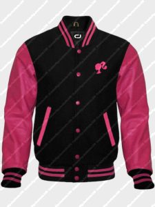 Barbie Pink Varsity Jacket