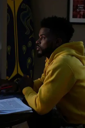 Aaron Jackson Grown Ish Season 6 Trevor Jackson Yellow Hoodie.