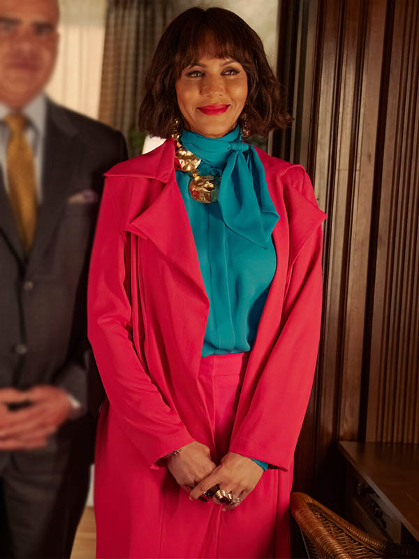 And-Just-Like-That-S02-Nicole-Ari-Parker-Pink-Coat And Just Like That S02 Nicole Ari Parker Pink Coat - Image 1