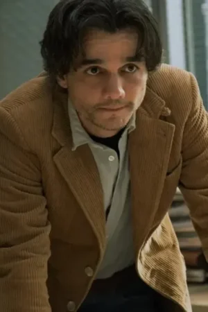 Dan Tv-series Shining Girls 2022 Wagner Moura Brown Corduroy Blazer.
