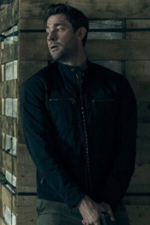 John Krasinski Tom Clancy’s Tv Series Jack Ryan Black Jacket.