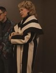 Linda Emond Series Only Murders In The Building S03 Donna Striped Coat.