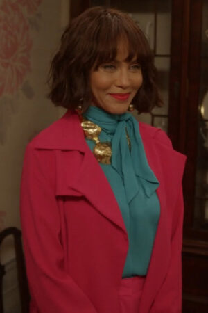 Lisa-Todd-Wexley-And-Just-Like-That-S02-Nicole-Ari-Parker-Pink-Coat