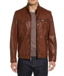 Men’s Missani Brown Leather Jacket