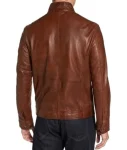 Men’s Missani Brown Leather Jacket.