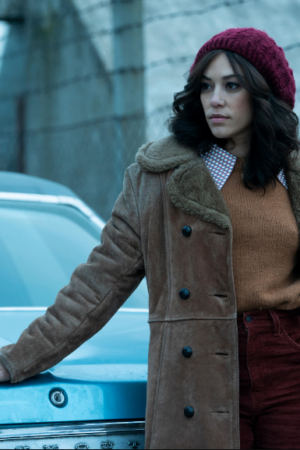 Mishel Prada The Continental From The World Of John Wick S01 Brown Suede Coat
