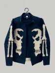 Nicolas Cage Ghost Rider Cosplay Custume Blue Denim Jacket
