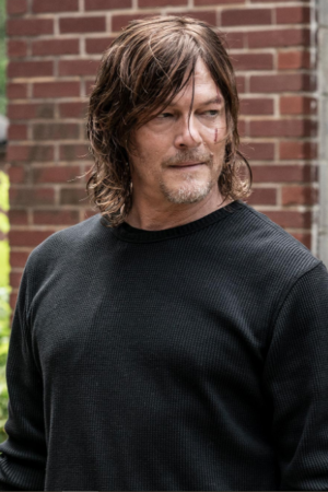 Norman Reedus The Walking Dead Daryl Dixon 2023 Green Sweetshirt.