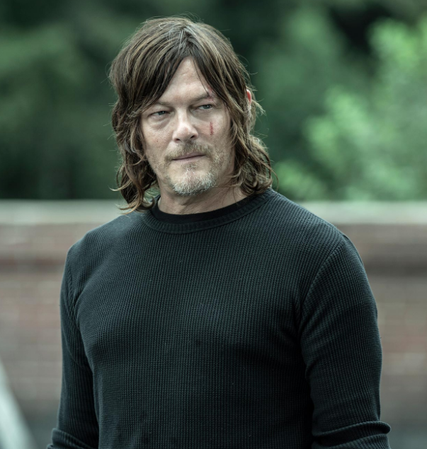 Norman Reedus The Walking Dead Daryl Dixon 2023 Green Sweetshirt
