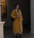 Only Murders In The Building S02 Selena Gomez Yellow Coat.