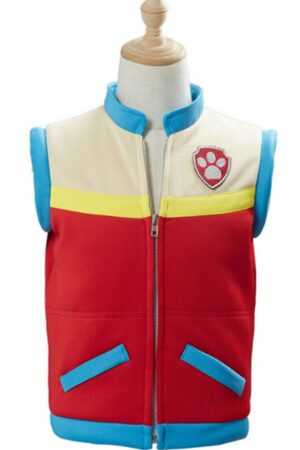 Paw Patrol Animated Movie Ryder Red White And Blue Vest
